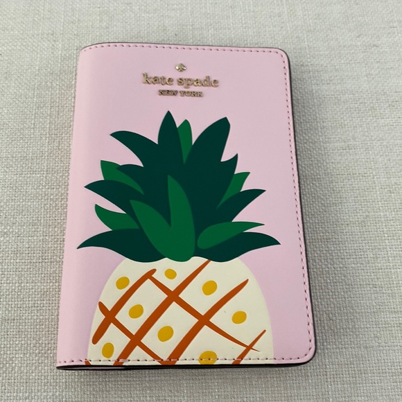 kate spade Other Kate Spade Pineapple Colada Passport Holder Wallet